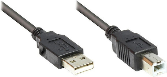 Good Connections USB 2.0 Кабел USB-A мъжки - USB-B мъжки Черен 1.8м