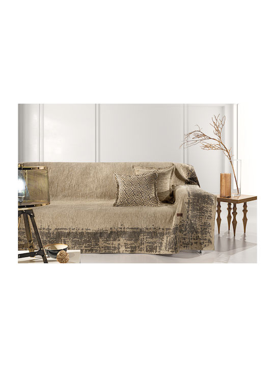 Guy Laroche Perth Sesselüberwurf Chenille 180x150cm Goldene