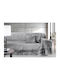 Guy Laroche Four-Seater Sofa Throw Perth 180x350cm Silver
