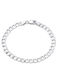 Jooliete Women's Silver Chain Bracelet 19cm