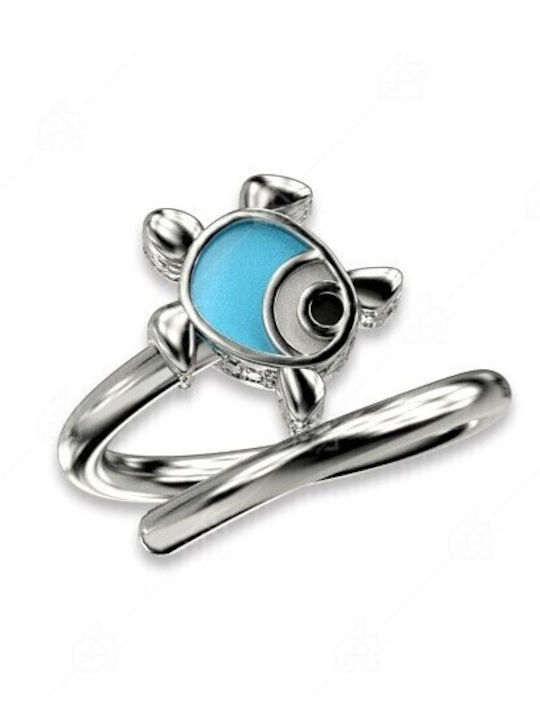 Atofio Kosmima Silver Opening Kids Ring with Design Animals E18430T