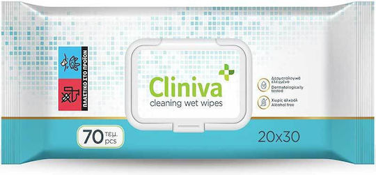 Septona Cliniva 70 Мокри кърпички за куче без алкохол