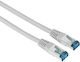 HAMA F/UTP Кат.6 (Gigabit) Мрежов Кабел Ethernet 10м Сив
