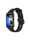 Huawei Band 8 9 9 Nfc Μονόχρωμη Ζώνη Σιλικόνης Πόρπη Μονόχρωμη Μαύρο