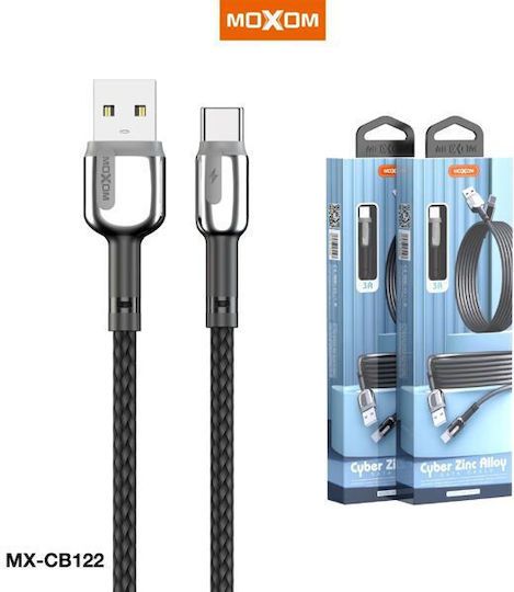 Moxom USB 2.0 Cable USB-C male - USB-A Black 1m
