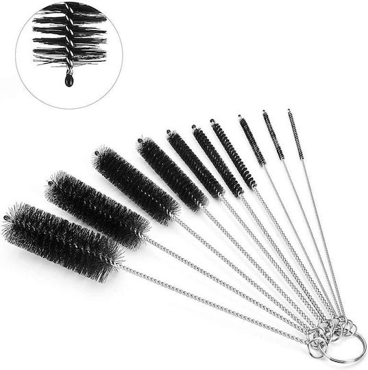 Set 10 Cleaning Brushes Zola Narrow Containers Small Corners Different Sizes From 2 Mm