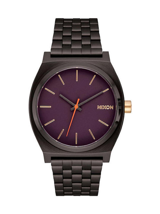 Nixon Time Teller Ανδρικό Ρολόι Μπαταρίας με Μα...