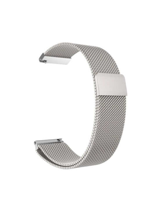 Metallic Bracelet Silver 20mm