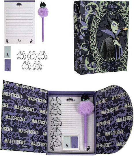 Disney Villains Kids Stationery Set with Pen