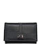 Small Leather Women's Wallet Classic with RFID Black