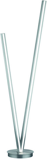 Cinque LED Floor Lamp with Natural White Light Silver
