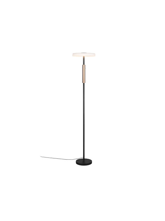 Trio Lighting Celeste LED Φωτιστικό Δαπέδου Υ160xΜ33εκ. με Θερμό Λευκό Φως 1750lm Καφέ