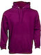 Kprime Kprime Arbeitshemden und T-Shirts Langärmeliges Sweatshirt Burgundisch mit Kapuze