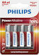 Philips Αλκαλικές Μπαταρίες AA 1.5V 4τμχ