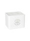 Metal Box 4 Compartments White Cutlery 18x15.3x13.3cm