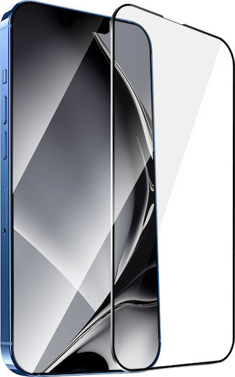 Frame Tempered Glass Μαύρο (iPhone 13 Pro Max)
