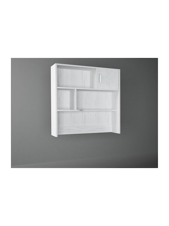 Kids Wooden Shelf White 100x30x100cm