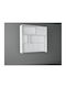 Kids Wooden Shelf White 100x30x100cm