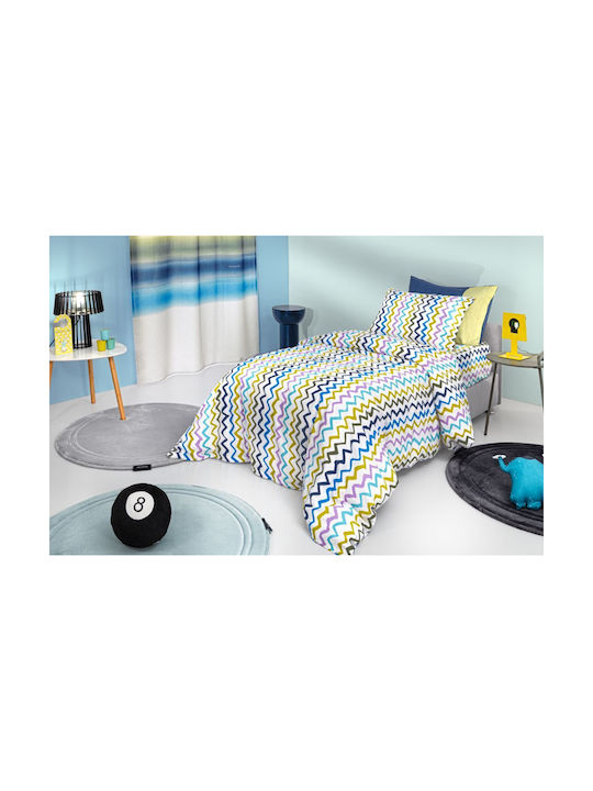 Guy Laroche Kids Duvet Cover Single Cotton Mult...
