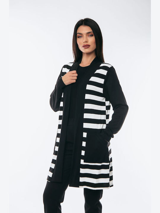 Boutique Γυναικεία Πλεκτή Ζακέτα σε Μαύρο Χρώμα