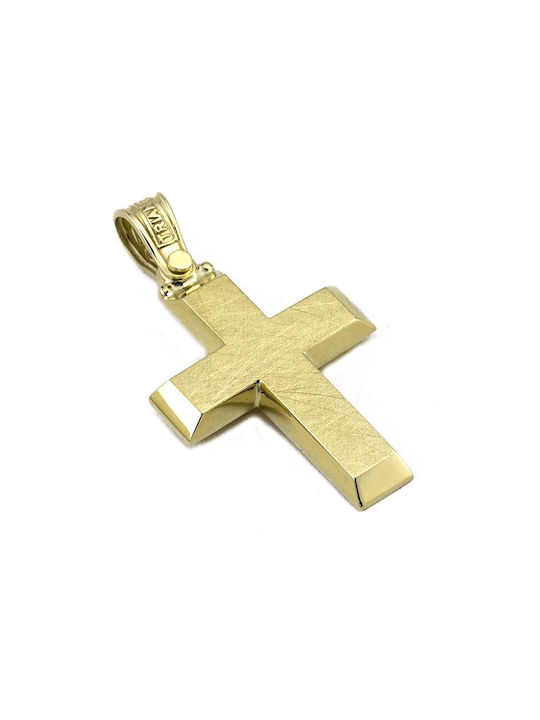 Triantos Men's Gold Cross 14K