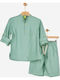 Kids' Set with Shorts Summer 2pcs Green