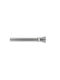 Atmosphera Metallic Curtain Pole Single 120cm Silver