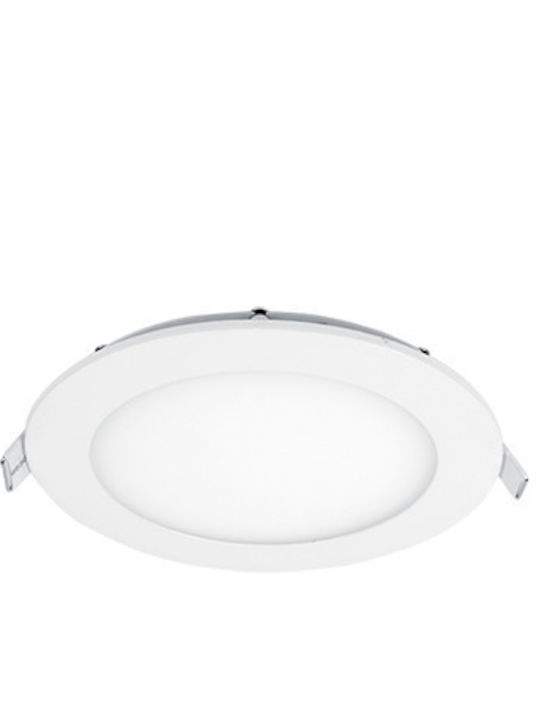 Elmark Rotund Panou LED Putere 12W cu Alb Natural Lumini