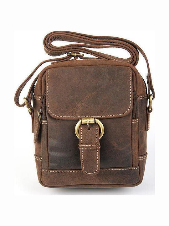 Leather Men's Bag Shoulder / Crossbody Brown