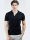 Polo Bluse Black