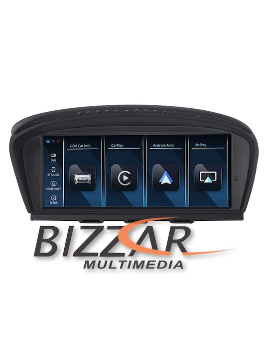 Bizzar Sistem Audio Auto pentru BMW E90 / E60 / E63 2003-2010 (Bluetooth/USB/AUX/WiFi/GPS/Apple-Carplay/Android-Auto) cu Ecran Tactil 6.5"