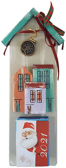 Kapadakis Wood Art Κρεμαστό Σπίτι Ξύλινο