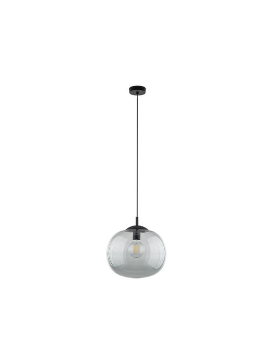 TK Lighting Κρεμαστό Φωτιστικό Γκρι με Ντουί E27