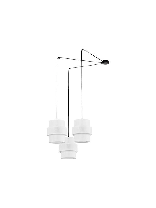 TK Lighting Πλαφονιέρα Οροφής Μαύρη με Ντουί E27