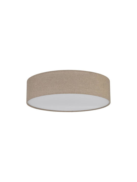 TK Lighting Deckenleuchte Beige mit Fassung E27