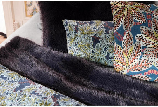 Vivaraise Nolan Armchair Throw 130x170cm Caviar