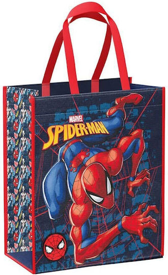 Diakakis Bag for Gift with Theme "Spiderman" Multicolored 36.5x46x14cm.