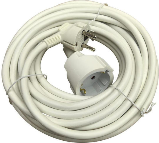 Inox Kiss Cablu de prelungire cu role cu lungimea de 10m Diametru 3 x 1mm² Argintiu