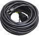 Inox Kiss Cablu de prelungire cu role cu lungimea de 20m Diametru 3 x 2.5mm² Argintiu