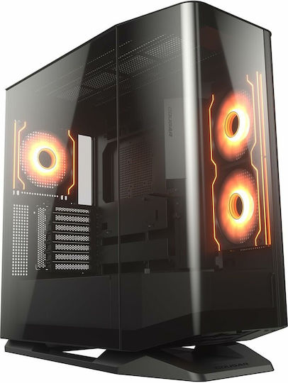 Cougar FV270 Gaming Midi Tower Κουτί Υπολογιστή με Πλαϊνό Παράθυρο και RGB Φωτισμό Μαύρο