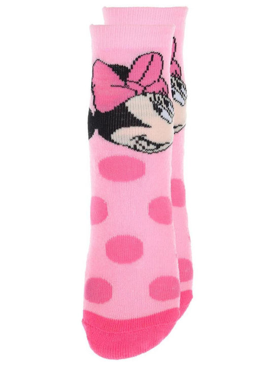 Superheroes Kids' Socks Non-Slip Pink
