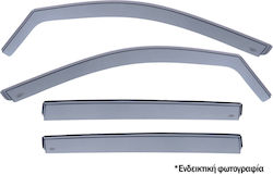 DGA Set Deflectoare Vânt Față și Spate Dark Fime Pentru Citroen C4 2020+ 4 Bucăți 06048FR DGA Set Deflectoare Vânt Față și Spate Dark Fime Pentru Citroen C4 2020+ 4 Bucăți 06048FR