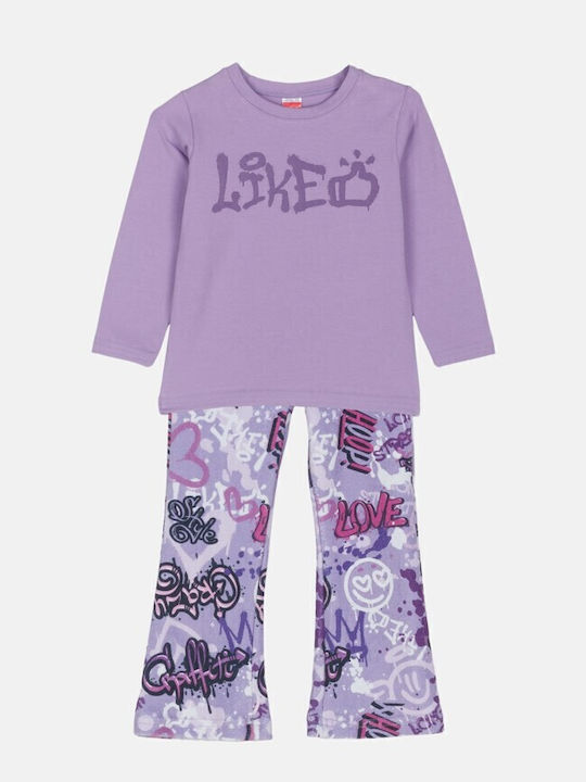 Kinder-Set mit Hose Winter 2Stück Lilac Like