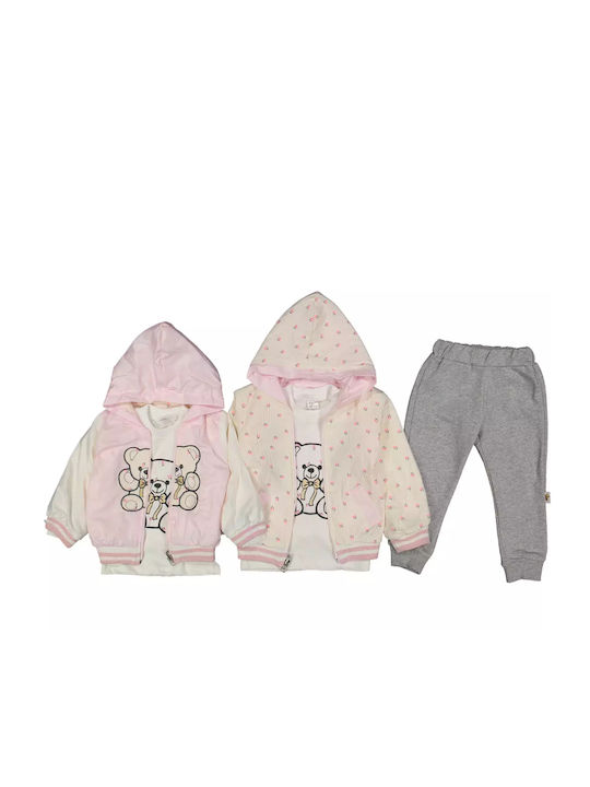 Taffy Set Winter 3pcs Pink