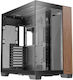 Antec C8 Gaming Full Tower Κουτί Υπολογιστή με Πλαϊνό Παράθυρο Wood