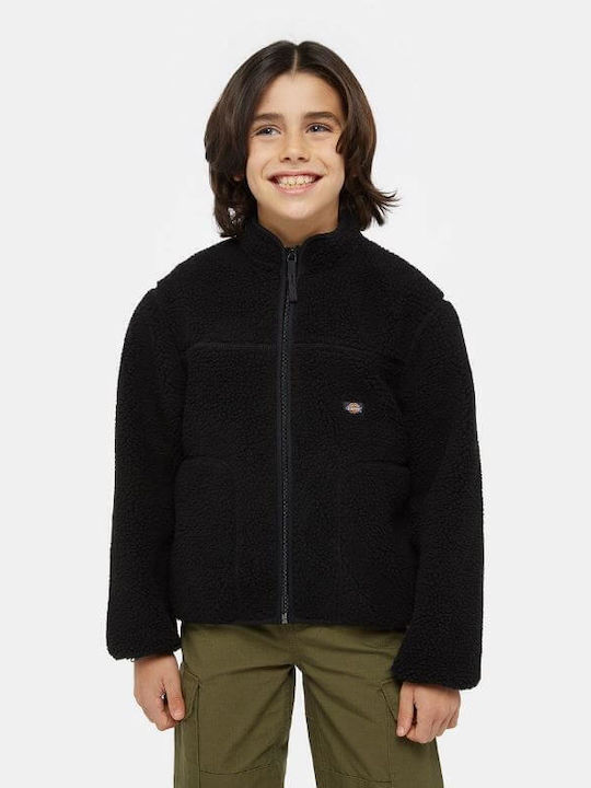 Dickies Kids Cardigan Fleece Black