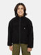 Kids Cardigan Fleece Black