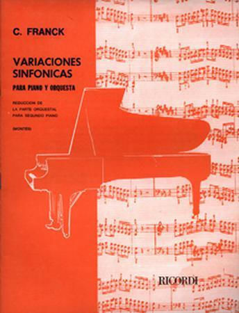 Cesar Franck Variaciones Sinfonicas Para Piano Y Orcquestra Εκδόσεις Ricordi