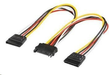 PremiumCord 15-Pin Sata - 15-Pin Sata Cable 0.2m Πολύχρωμο
