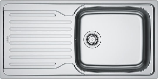 Franke Antea Azn 611-100 3040100606 Drop-In Spüle Inox Satiniert B100xT50cm Silber